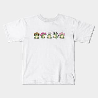 Frogs with a cowboy hat Kids T-Shirt